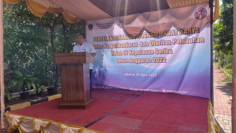 BANTU PEREKONOMIAN WARGA, KEMENHUB GELAR PADAT KARYA SELAMA BULAN RAMADAN DI KEPULAUAN SERIBU