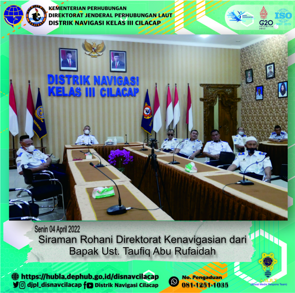 Siraman Rohani Oleh Bapak Ustad Taufiq Abu Rufaidah, Senin 4 April 2022