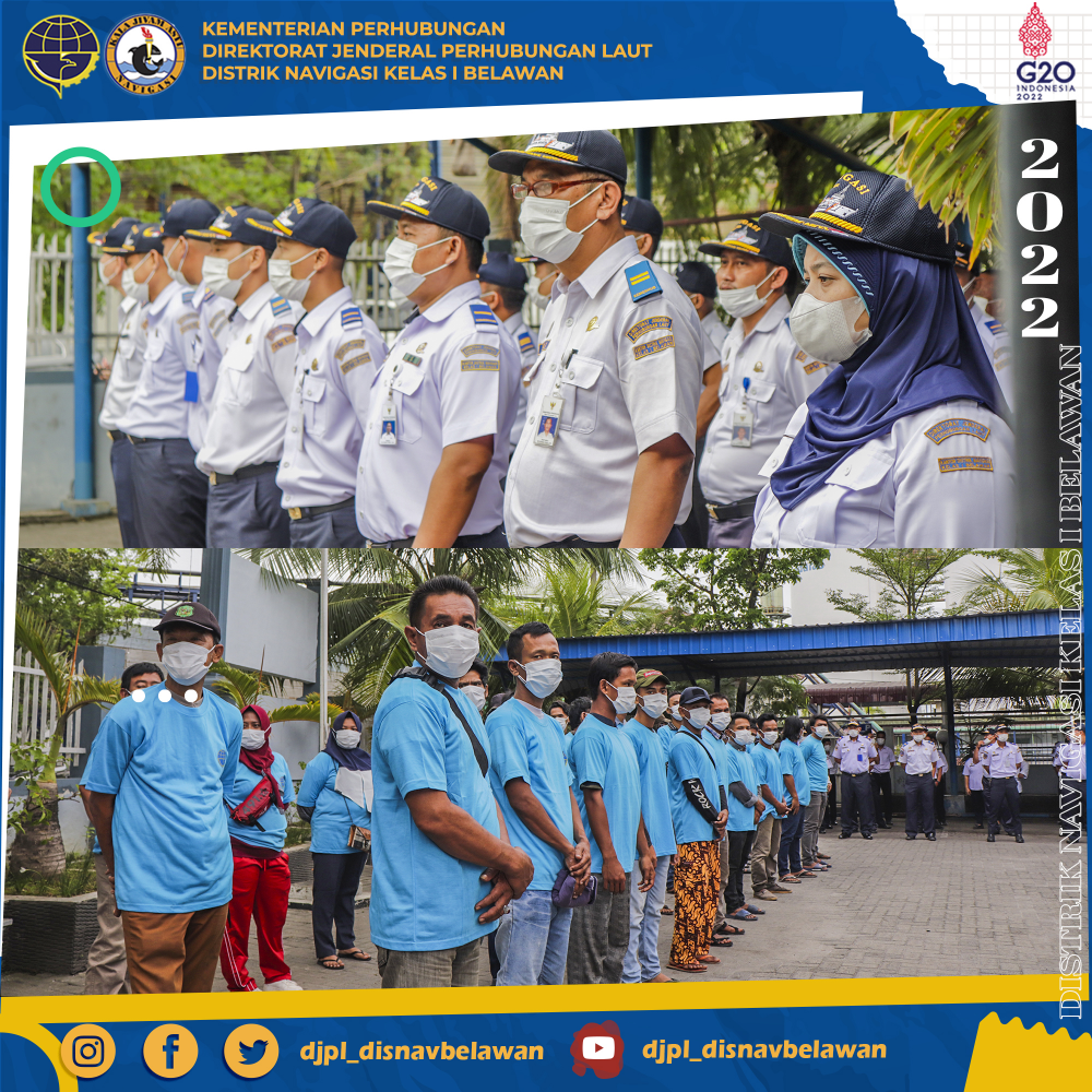 Mendukung Peningkatan Perekonomian Masyarakat Sekitar, Distrik Navigasi Kelas I Belawan Gelar Program Padat Karya
