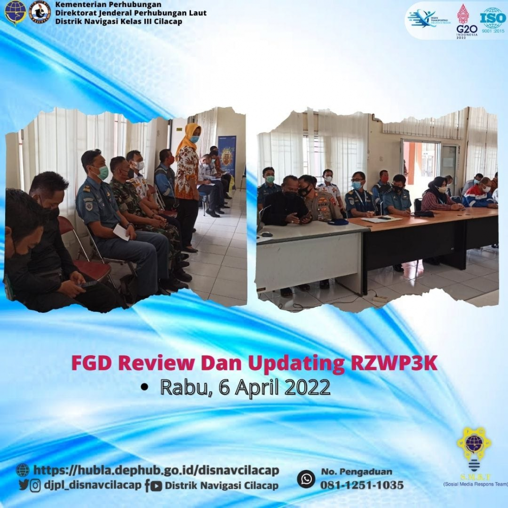 FGD Review dan Updating RZWP3K, Rabu 6 April 2022