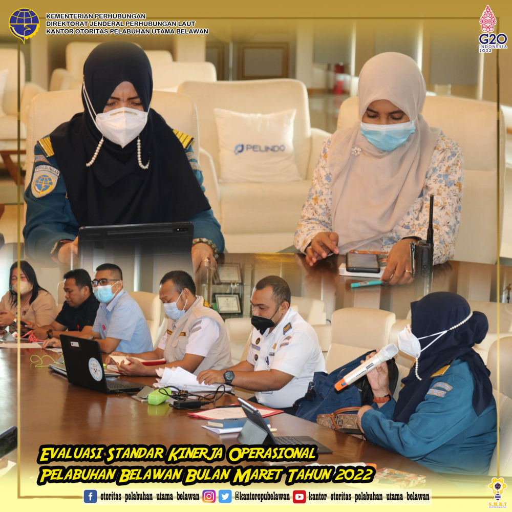 "Rapat Standard Kinerja Operasional Pelabuhan Belawan"