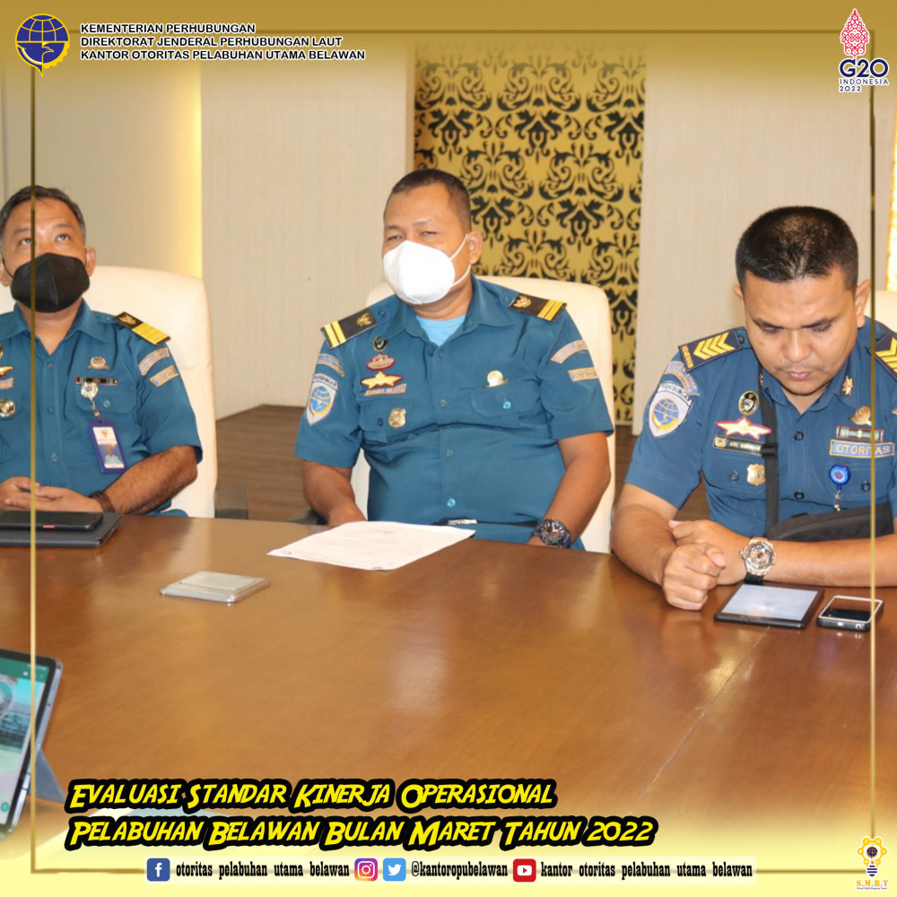"Rapat Standard Kinerja Operasional Pelabuhan Belawan"