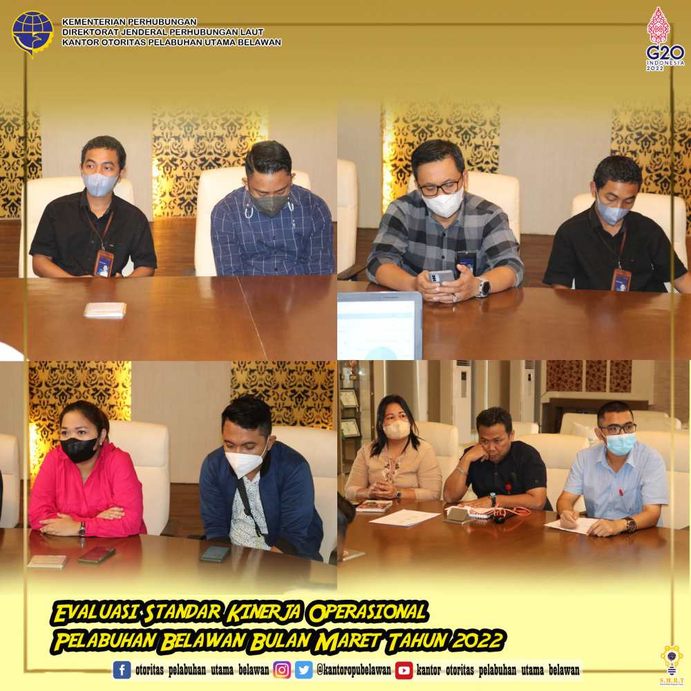 "Rapat Standard Kinerja Operasional Pelabuhan Belawan"