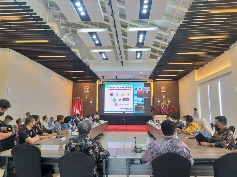 Launching Program Piloting Single Submission (SSm) Pengangkut Di Pelabuhan Makassar