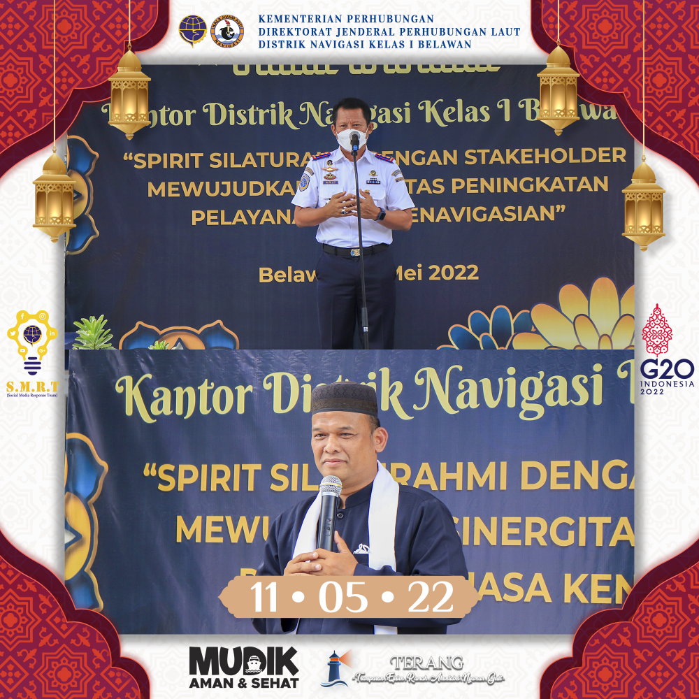 Perkuat Sinergi, Distrik Navigasi Kelas I Belawan Selenggarakan Silaturahmi dan Sosialiasi dengan Stakeholder.