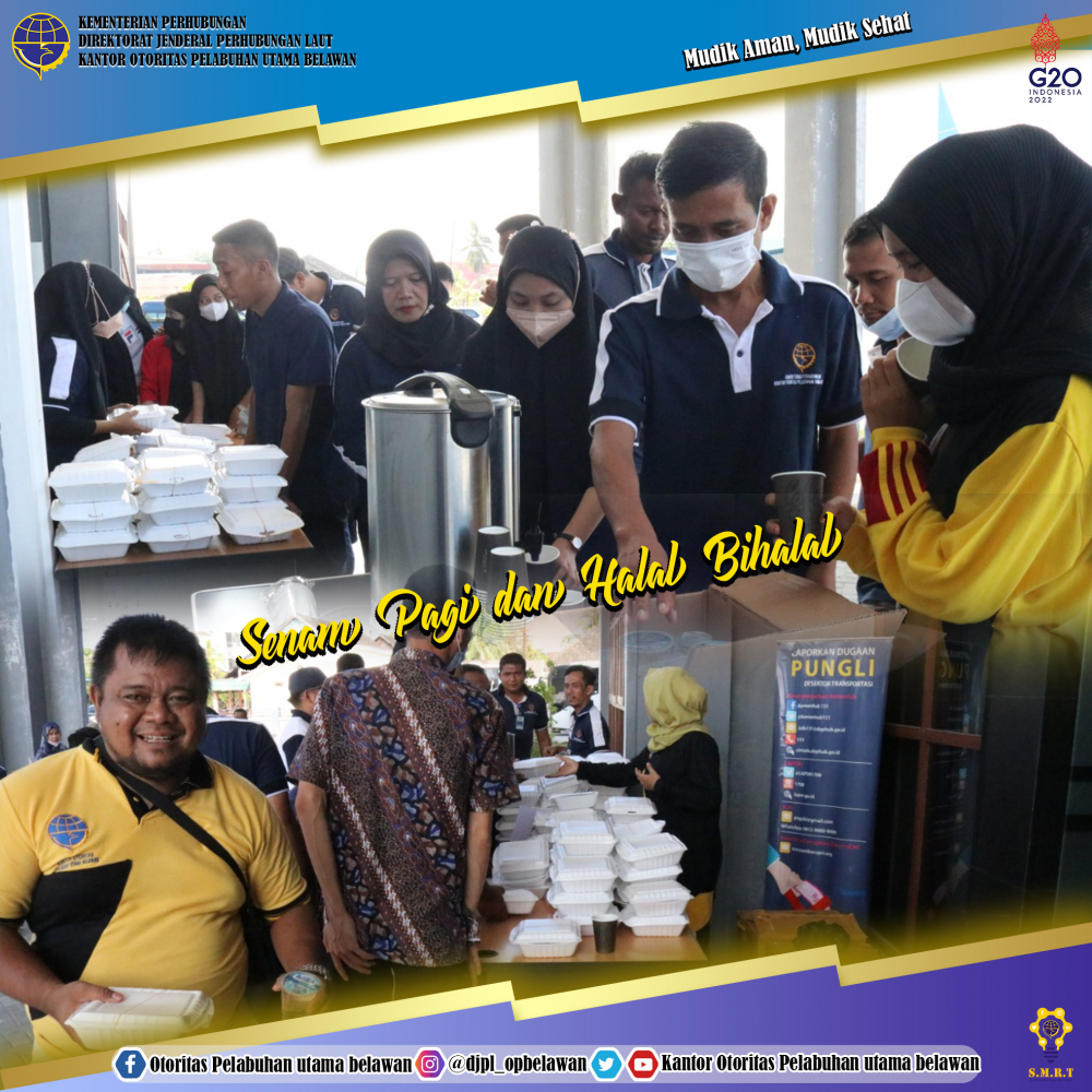 SENAM PAGI DAN HALAL BIHALAL IDUL FITRI 1443 H&nbsp;