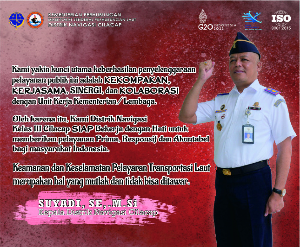 Kami yakin Kunci Utama keberhasilan penyelenggaraan Pelayanan Publik ini adalah KEKOMPAKAN, KERJASAMA, SINERGI dan KOLABORASI dengan Unit Kerja Kementerian / Lembaga.