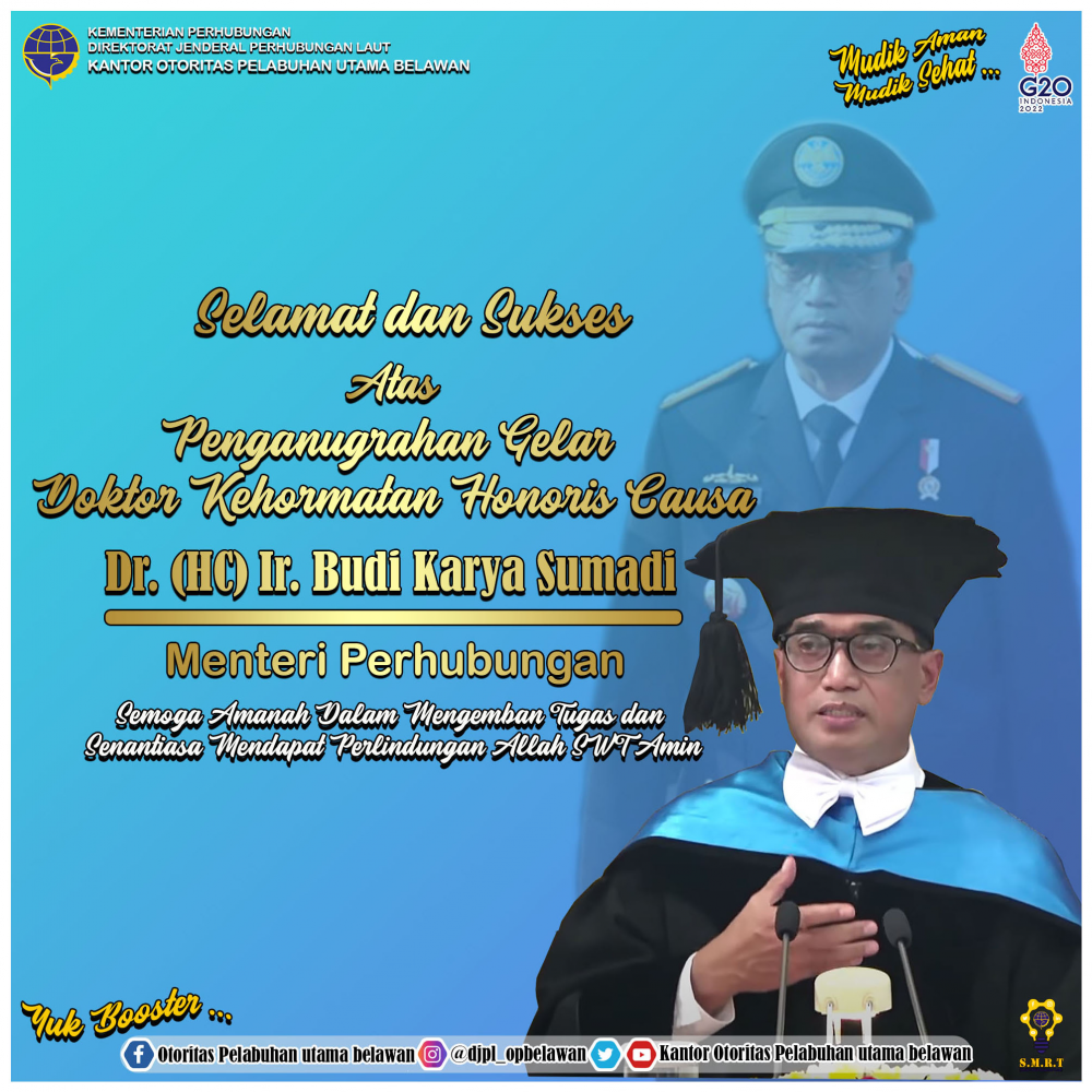 Penganugerahan Gelar Doktor Kehormatan (Doctor Honoris Causa) dari Universitas Gadjah Mada.