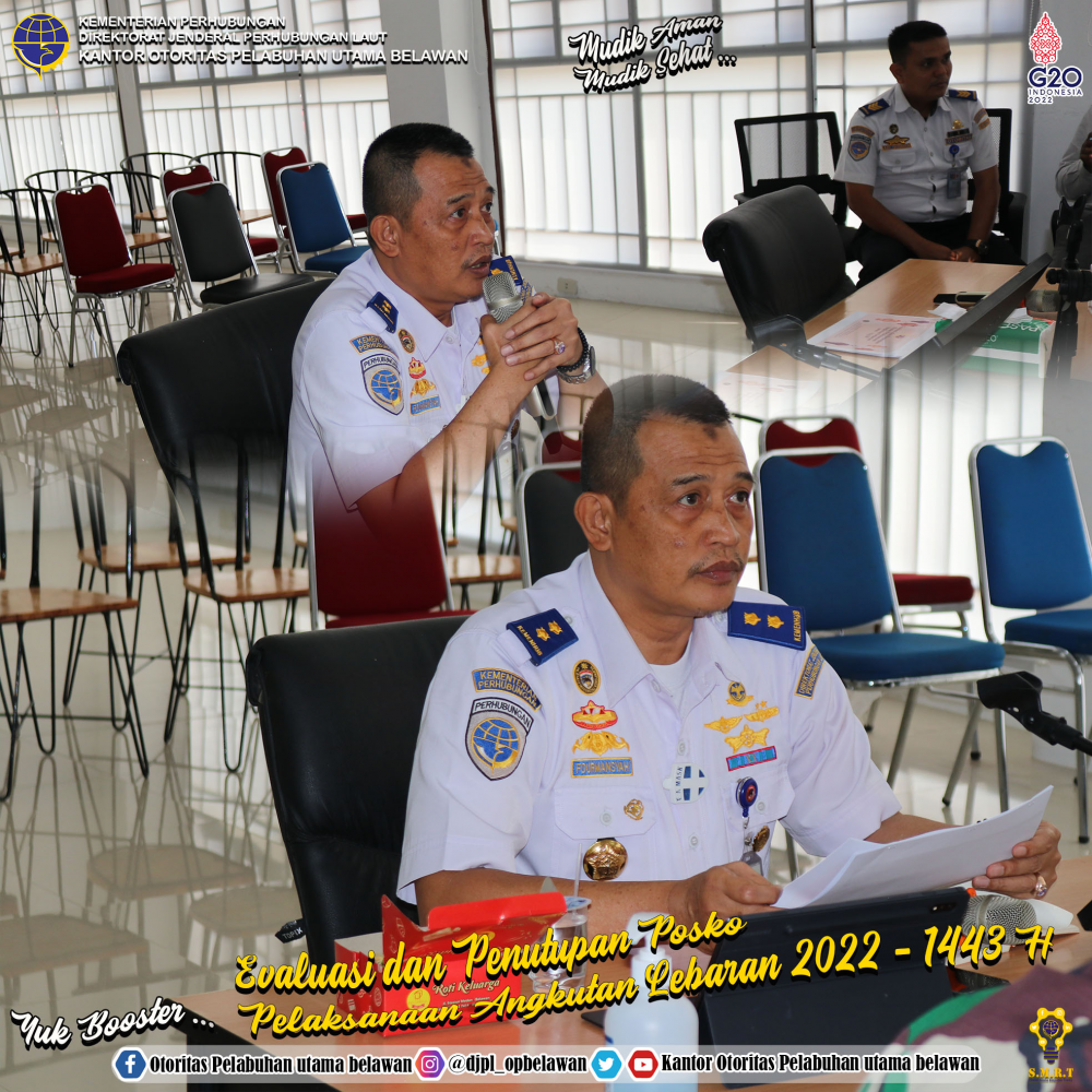 Evaluasi dan Penutupan Posko Pelaksanaan Angkutan Lebaran Tahun 2022 – 1443 H