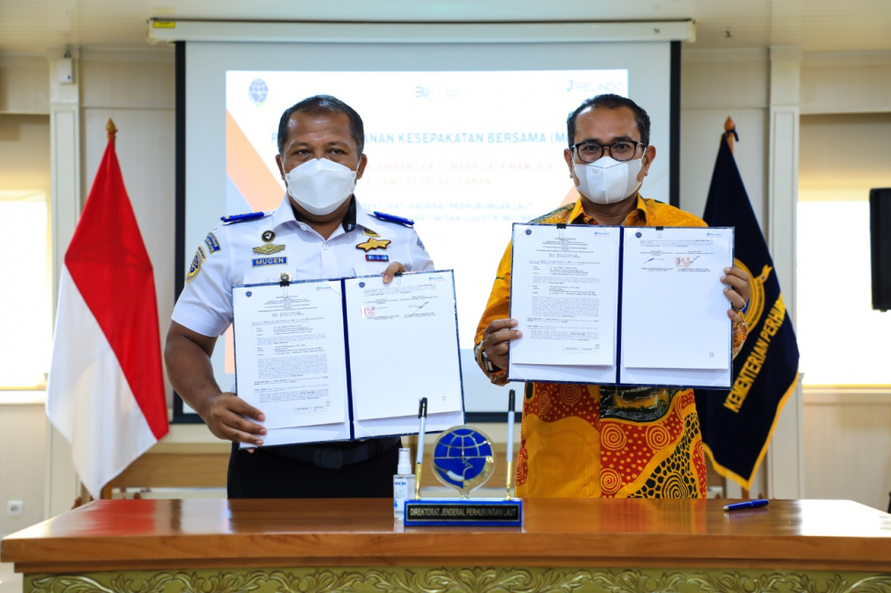 KEMENHUB GANDENG PT PMLI TINGKATKAN KUALITAS SDM DI BIDANG KEPELABUHANAN