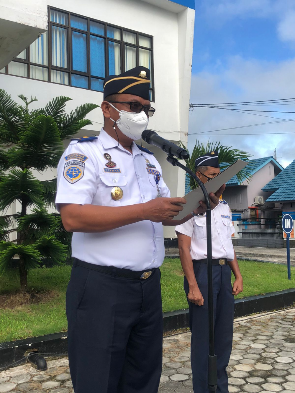 Apel Pagi Kantor Kesyahbandaran dan Otoritas Pelabuhan Kelas III, Senin 30 Mei 2022