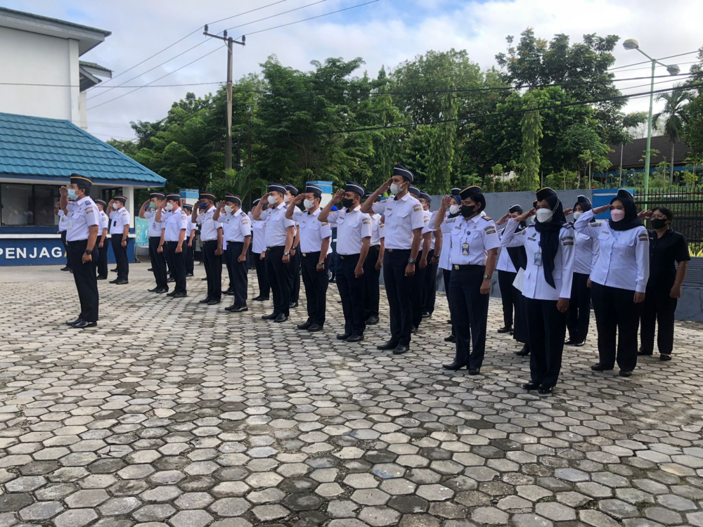 Apel Pagi Kantor Kesyahbandaran dan Otoritas Pelabuhan Kelas III, Senin 30 Mei 2022