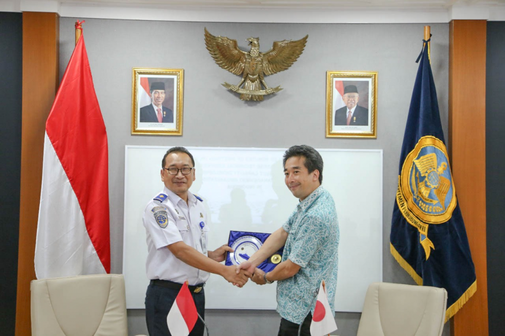TINGKATKAN DAYA SAING KEPELABUHANAN , KEMENHUB SEPAKATI KERJASAMA DENGAN JEPANG