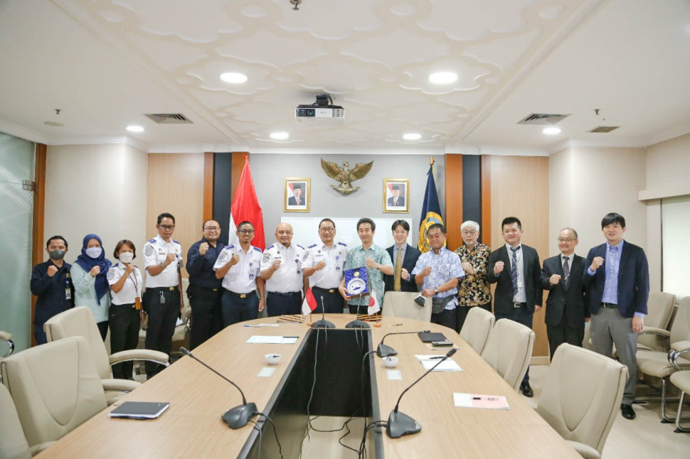 TINGKATKAN DAYA SAING KEPELABUHANAN , KEMENHUB SEPAKATI KERJASAMA DENGAN JEPANG