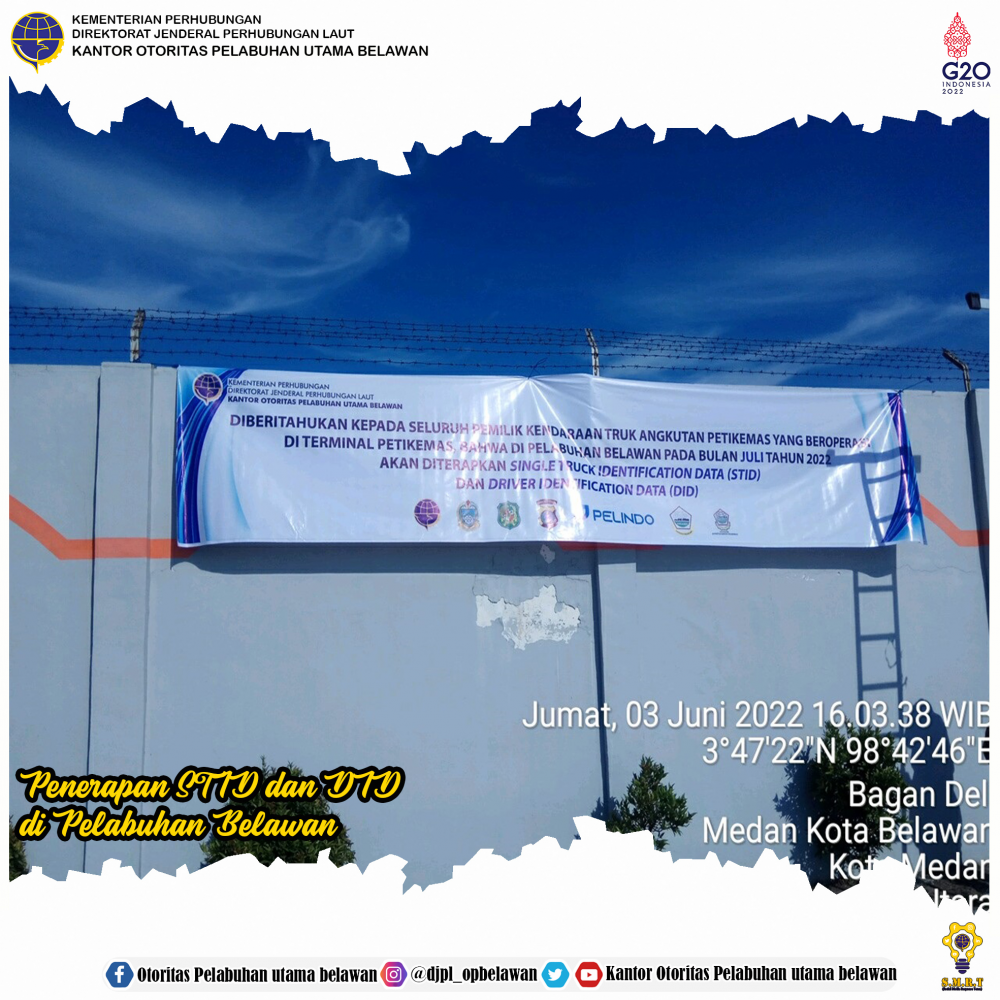 Penerapan STID dan DID dipelabuhan Belawan