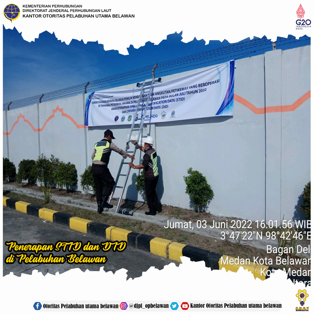 Penerapan STID dan DID dipelabuhan Belawan