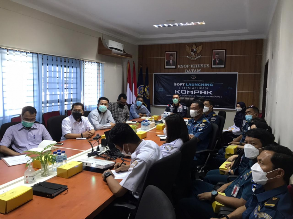 PERKETAT PENGAWASAN KELAIKLAUTAN KAPAL, KEMENHUB LUNCURKAN SISTEM KONTROL DAN MONITORING PEMBANGUNAN KAPAL (KOMPAK)