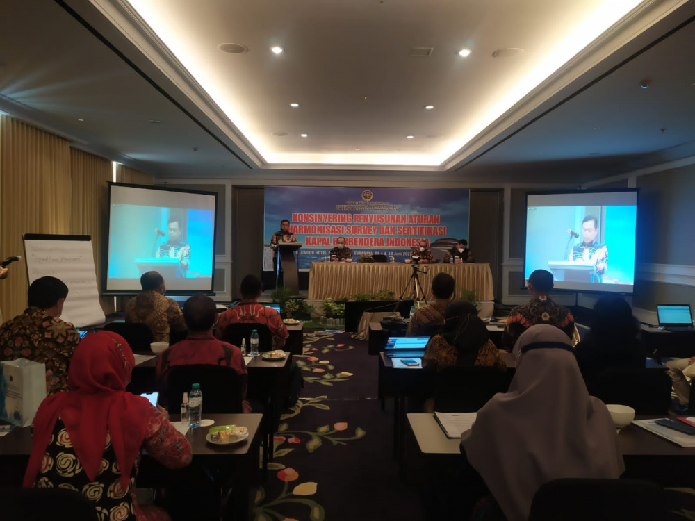 KEMENHUB AKAN SIAPKAN ATURAN HARMONISASI SURVEI DAN SERTIFIKASI KAPAL BERBENDERA INDONESIA