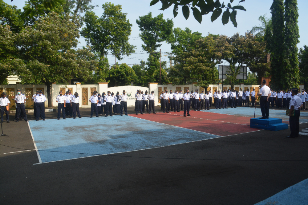 Apel Pagi Pegawai Distrik Navigasi Cilacap