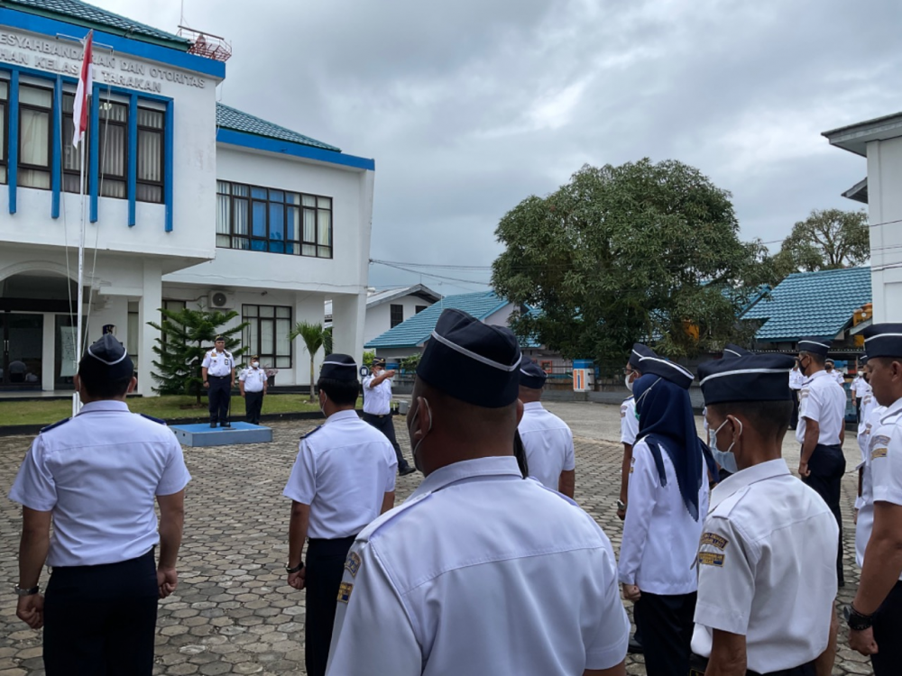 Apel Pagi Kantor Kesyahbandaran dan Otoritas Pelabuhan Kelas III, Senin 13 Juni 2022