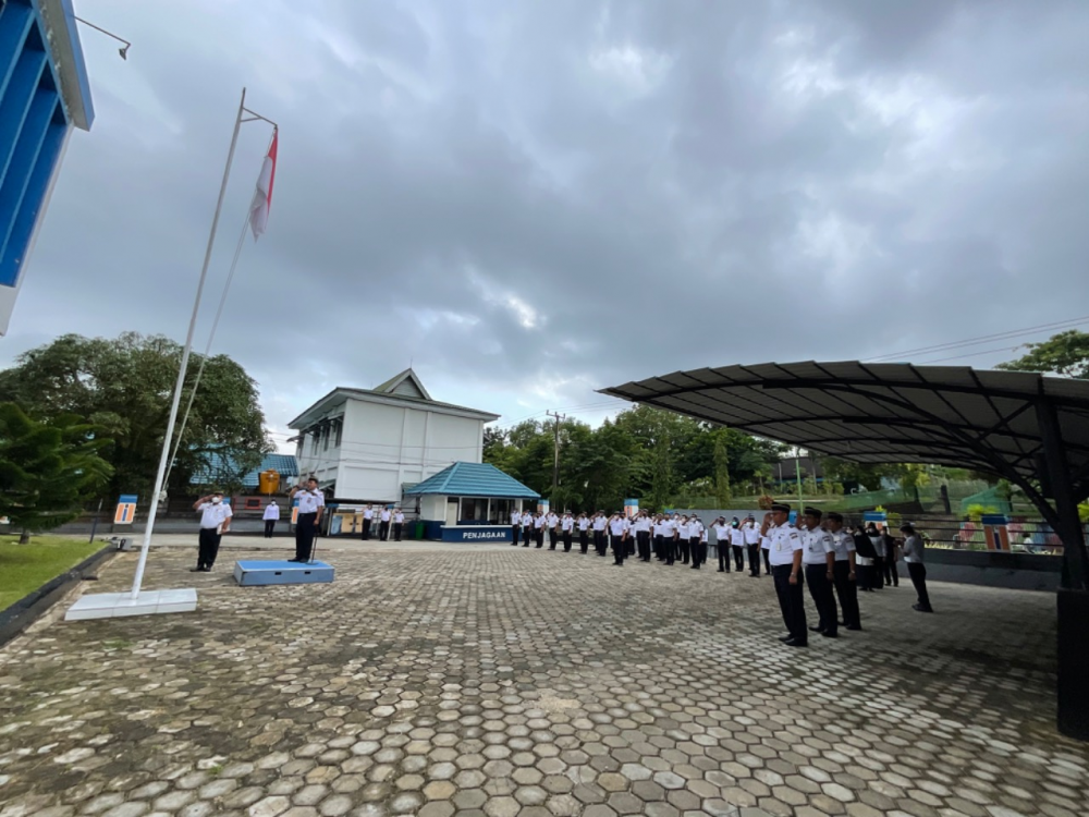 Apel Pagi Kantor Kesyahbandaran dan Otoritas Pelabuhan Kelas III, Senin 13 Juni 2022