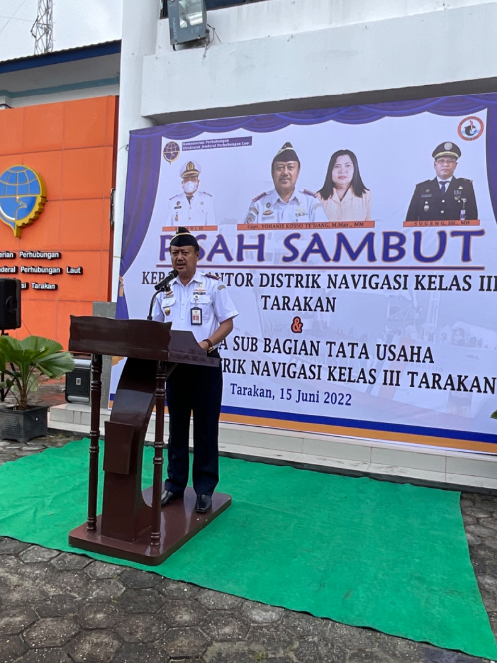 Pisah Sambut Kepala Kantor dan Kabag TU Distrik Navigasi Tarakan