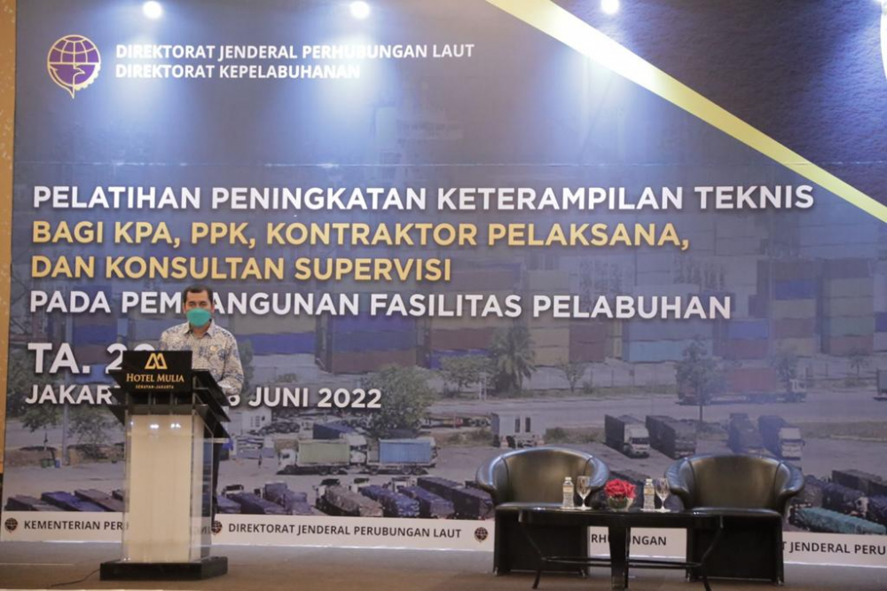 KEMENHUB TINGKATKAN KUALITAS SDM TENAGA PROFESIONAL PENGELOLA PEKERJAAN PEMBANGUNAN FASILITAS PELABUHAN