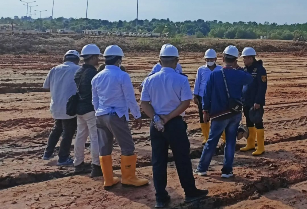 Monitoring Evaluasi Kegiatan Pekerjaan Rehabilitasi Faspel Ambarawang Di UPP Kelas III Kuala Semboja