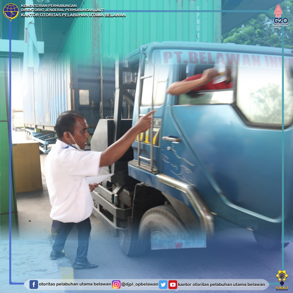 Sosialisasi penerapan Single Truck Identification Data (STID) Dan Driver Identification Data (DID) Di Pelabuhan Belawan