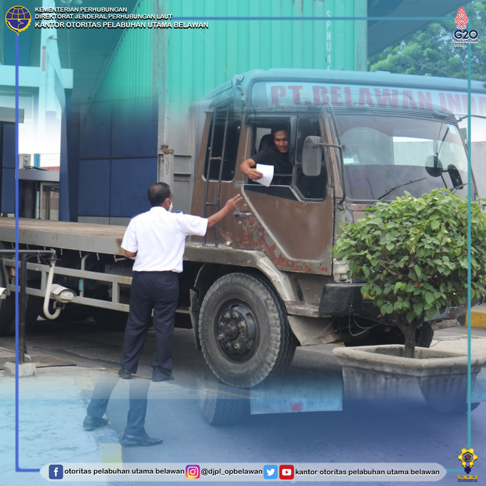 Sosialisasi penerapan Single Truck Identification Data (STID) Dan Driver Identification Data (DID) Di Pelabuhan Belawan