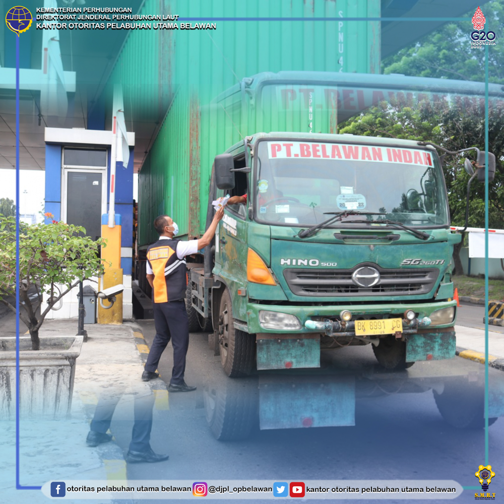 Sosialisasi penerapan Single Truck Identification Data (STID) Dan Driver Identification Data (DID) Di Pelabuhan Belawan