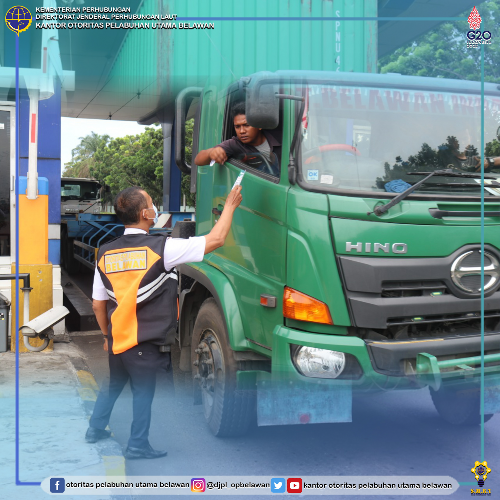 Sosialisasi penerapan Single Truck Identification Data (STID) Dan Driver Identification Data (DID) Di Pelabuhan Belawan