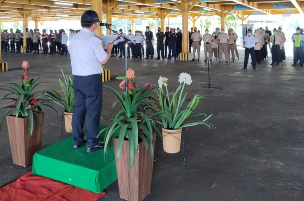 Apel Penutupan Posko Angkutan Lebaran Tahun 2022