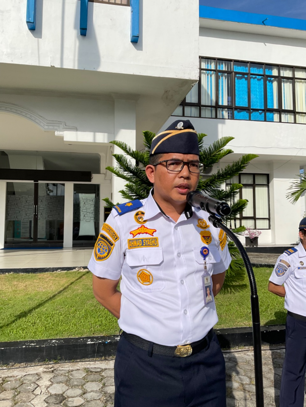 Apel Pagi Kantor Kesyahbandaran dan Otoritas Pelabuhan Kelas III, Senin 27 Juni 2022