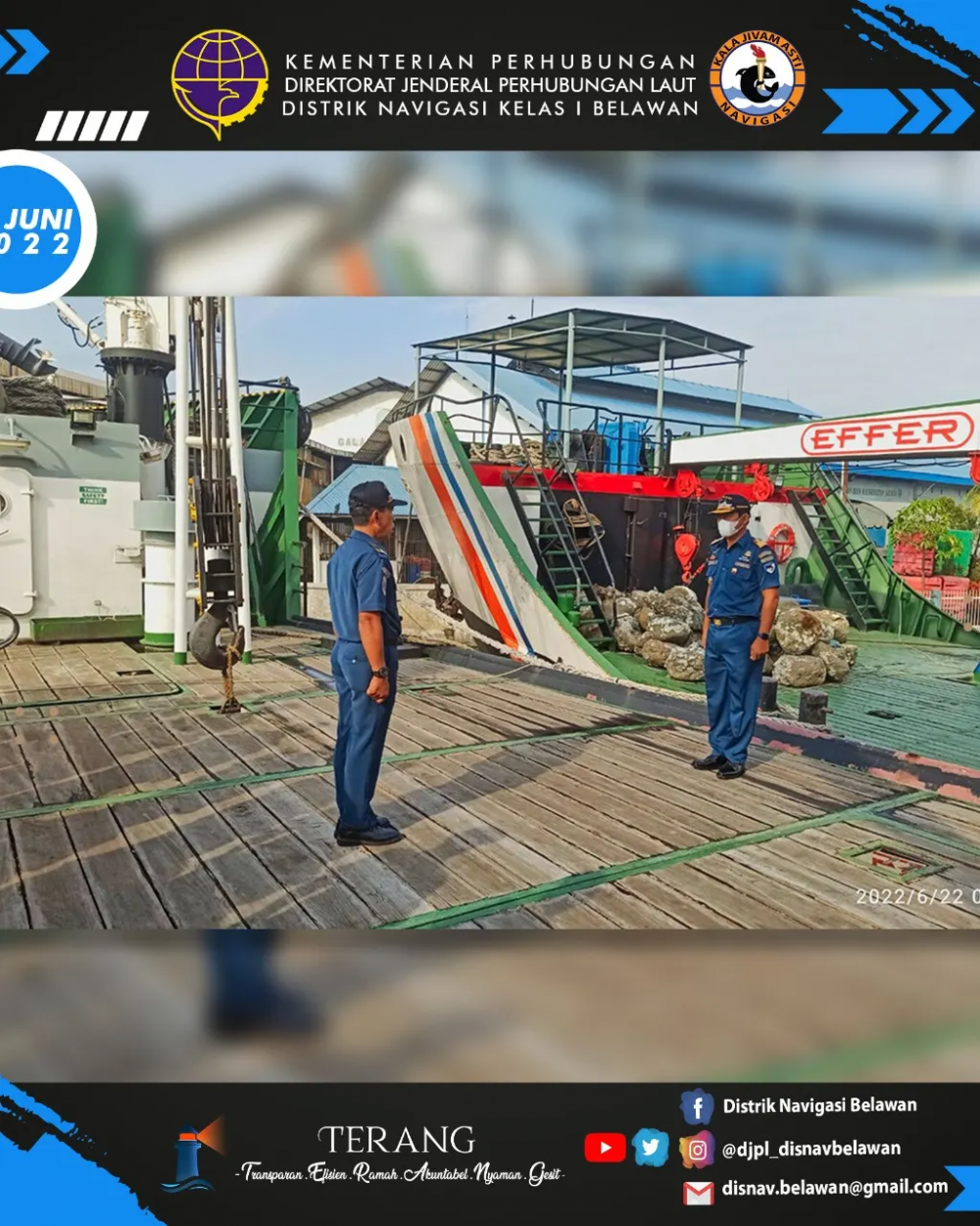 APEL RUTIN KESIAPAN CREW & SARANA PRASARANA KAPAL NEGARA KENAVIGASIAN DI KAPAL KN.BERHALA