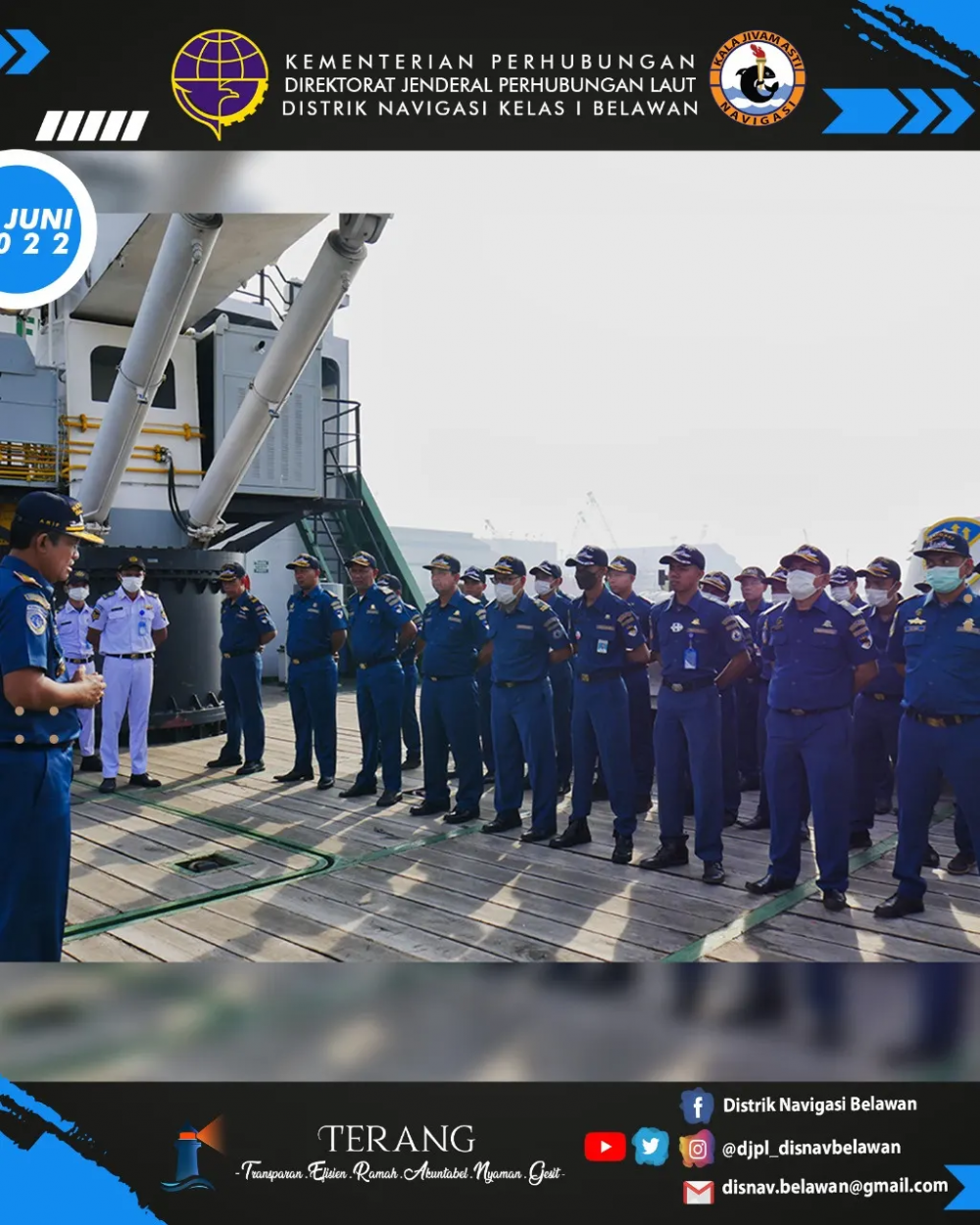 APEL RUTIN KESIAPAN CREW & SARANA PRASARANA KAPAL NEGARA KENAVIGASIAN DI KAPAL KN.BERHALA