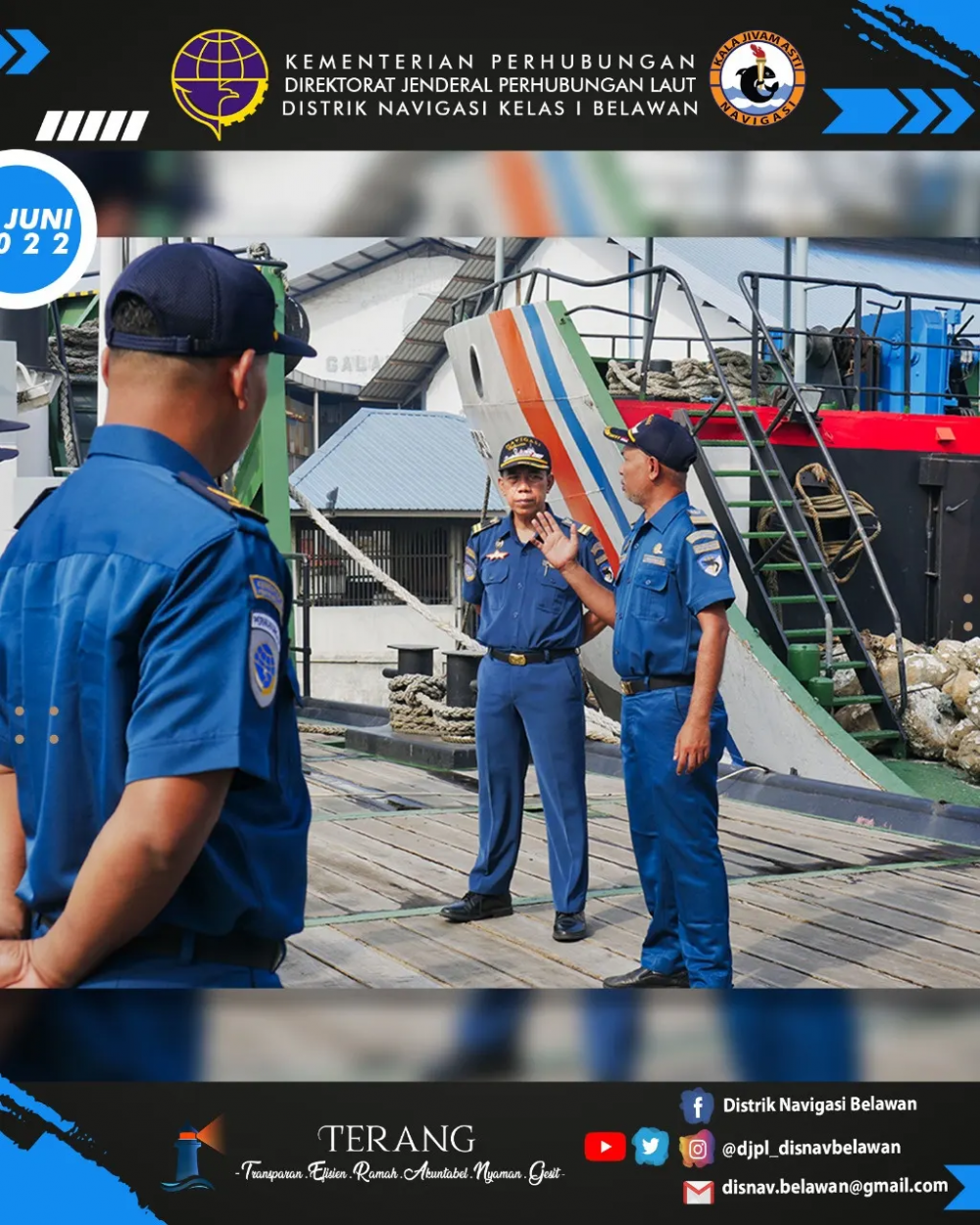 APEL RUTIN KESIAPAN CREW & SARANA PRASARANA KAPAL NEGARA KENAVIGASIAN DI KAPAL KN.BERHALA