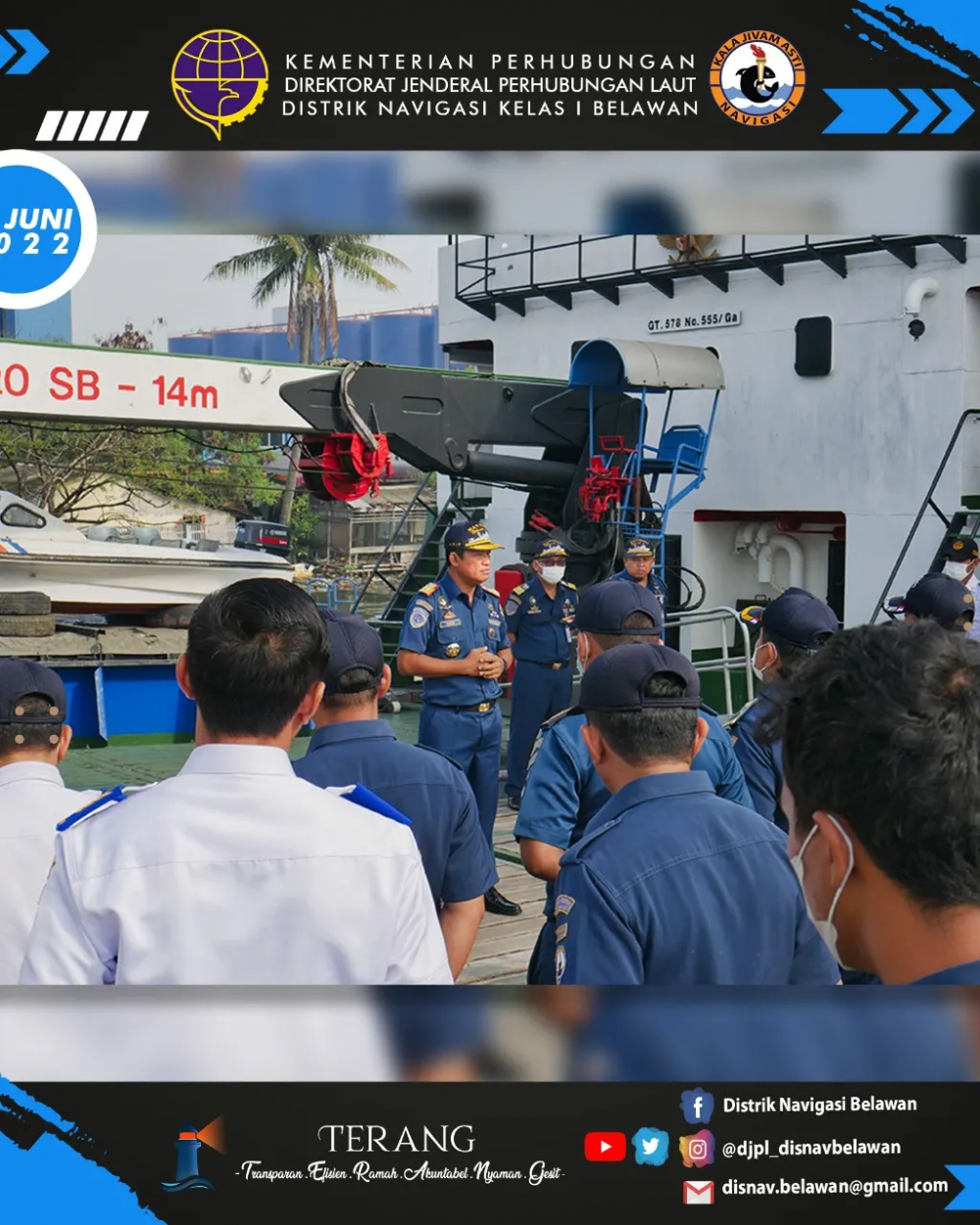 APEL RUTIN KESIAPAN CREW & SARANA PRASARANA KAPAL NEGARA KENAVIGASIAN DI KAPAL KN.BERHALA