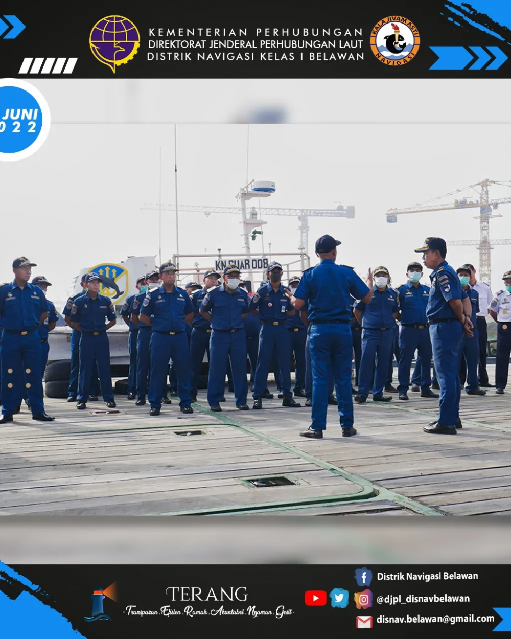 APEL RUTIN KESIAPAN CREW & SARANA PRASARANA KAPAL NEGARA KENAVIGASIAN DI KAPAL KN.BERHALA