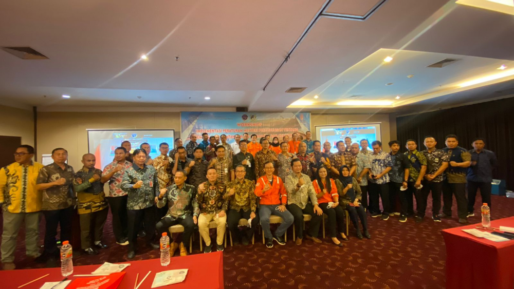 KEMENHUB GELAR WORKSHOP IMPLEMENTASI PENANGANAN MUATAN BARANG BERBAHAYA DAN CURAH PADAT