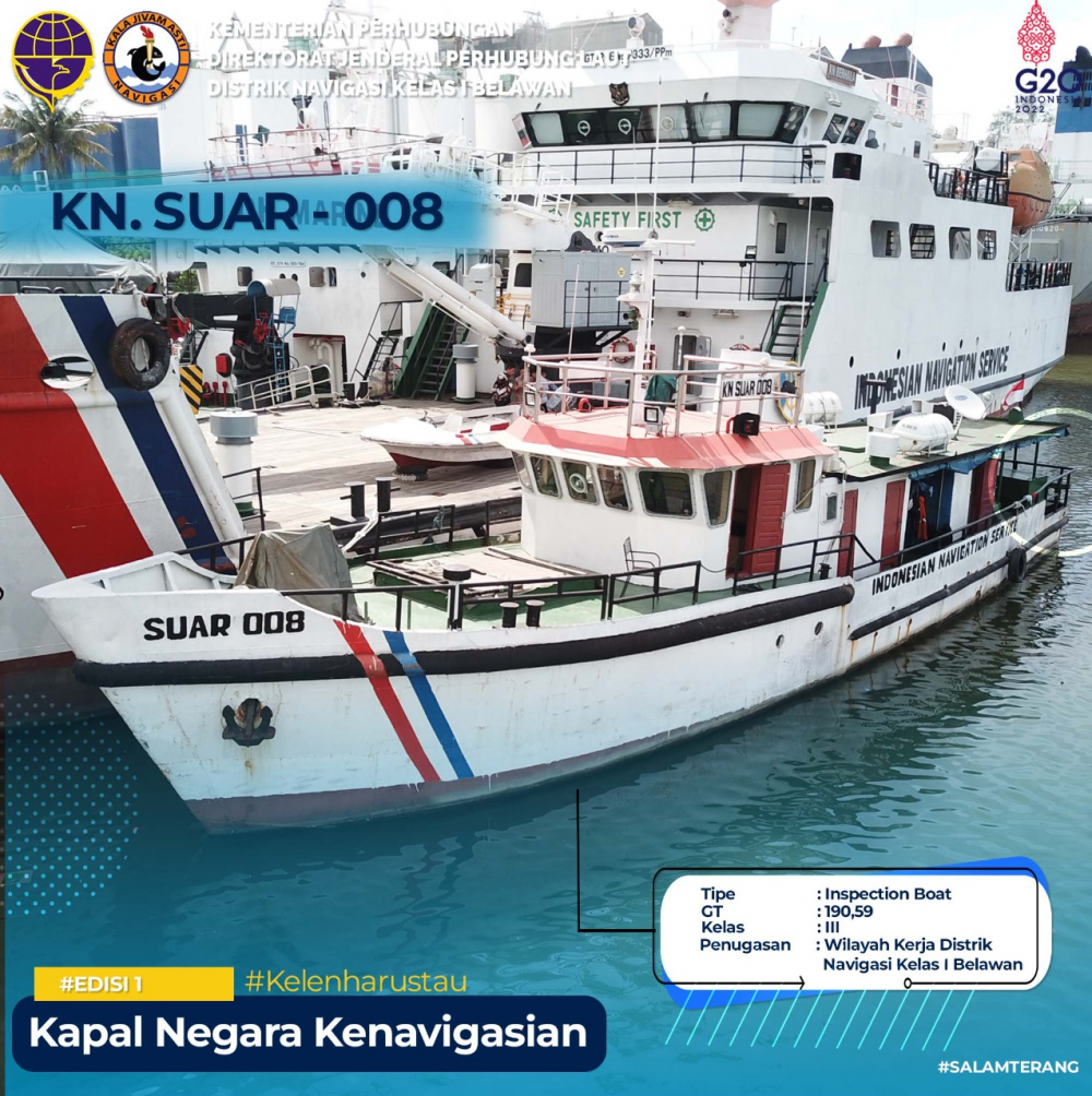 ARMADA KAPAL NEGARA KENAVIGASIAN DISTRIK NAVIGASI KELAS I BELAWAN