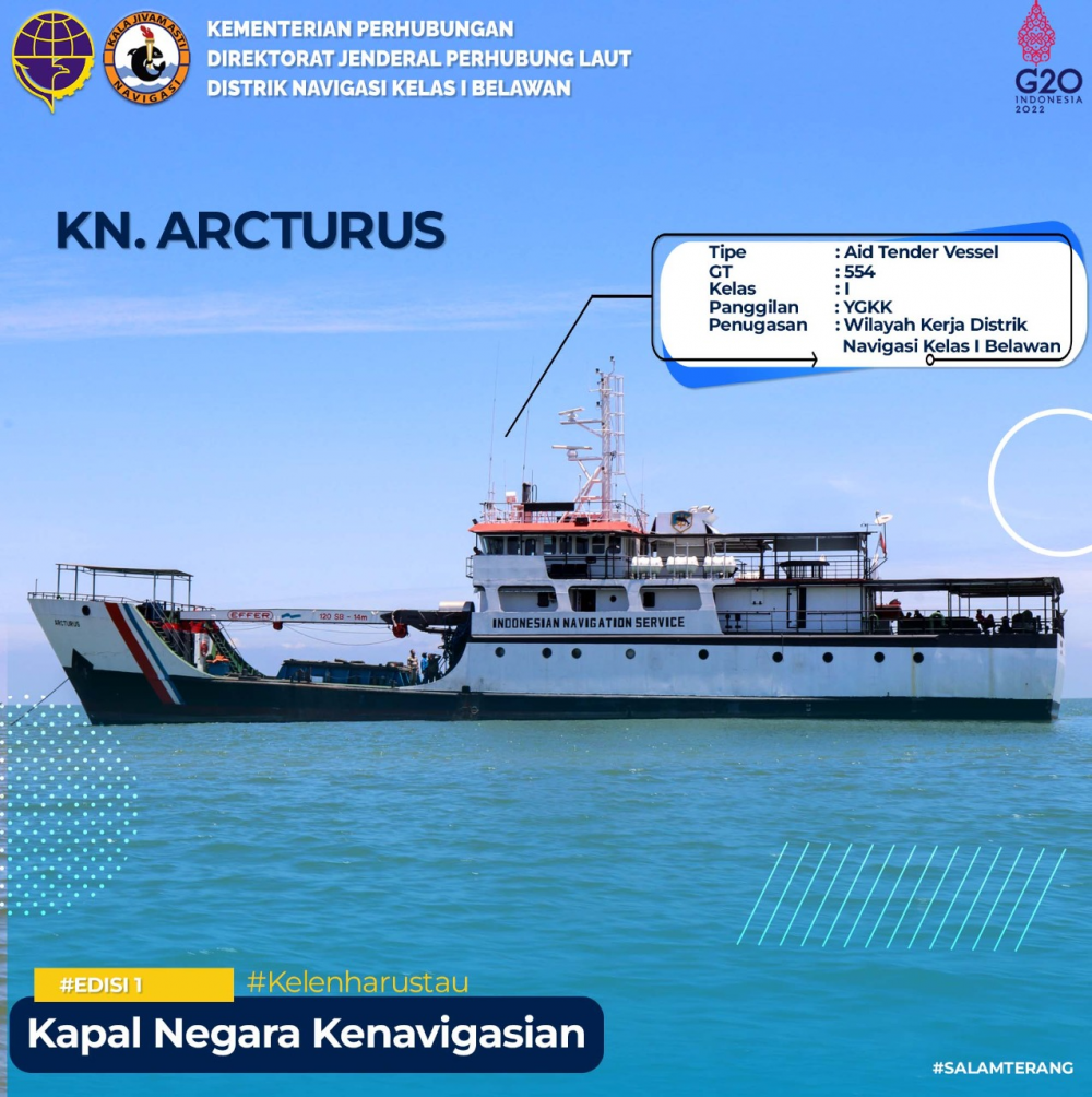 ARMADA KAPAL NEGARA KENAVIGASIAN DISTRIK NAVIGASI KELAS I BELAWAN