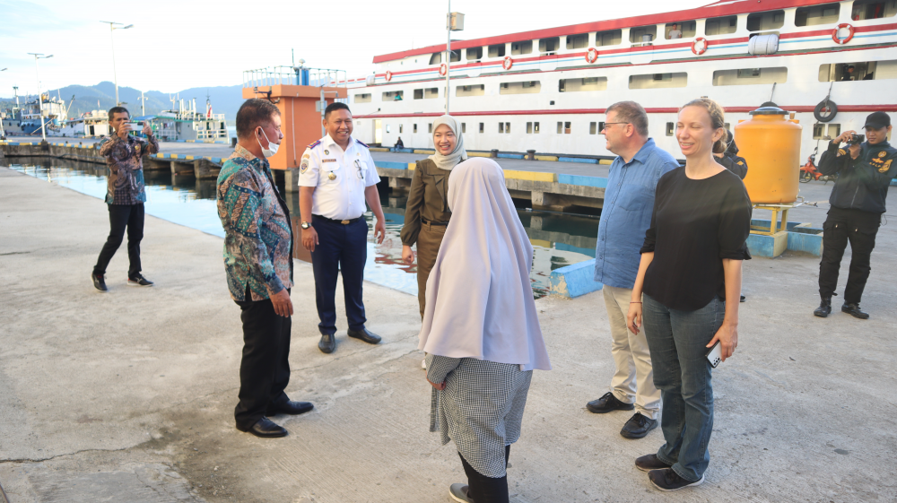 KUNJUNGAN TIM TEKNIS THE WORLD BANK DI PELABUHAN BABANG DALAM RANGKA DUKUNGAN PENINGKATAN DAN MODERNISASI PELABUHAN