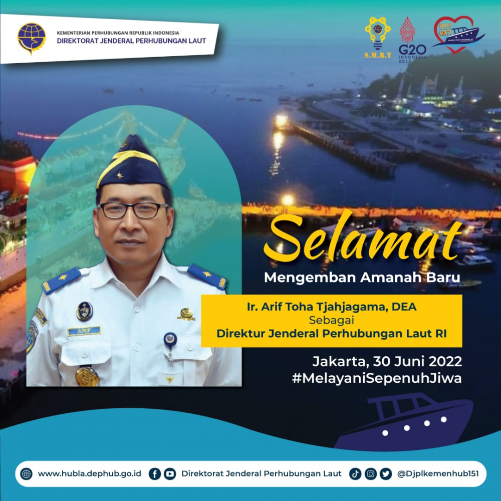 Menhub Lantik Dirjen Perhubungan Darat dan Laut Yang Baru
