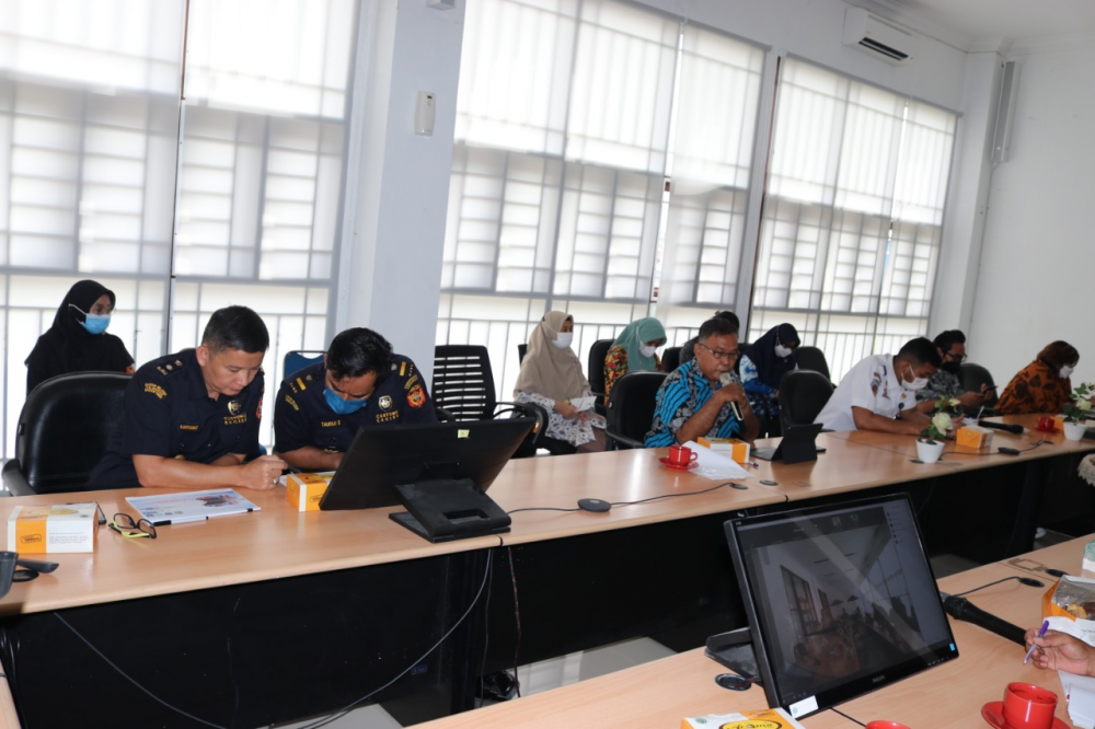 Rapat Monitoring dan Evaluasi Implementasi SSm Pengangkut di Pelabuhan Belawan