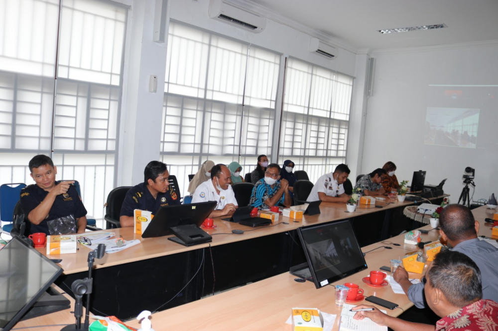 Rapat Monitoring dan Evaluasi Implementasi SSm Pengangkut di Pelabuhan Belawan