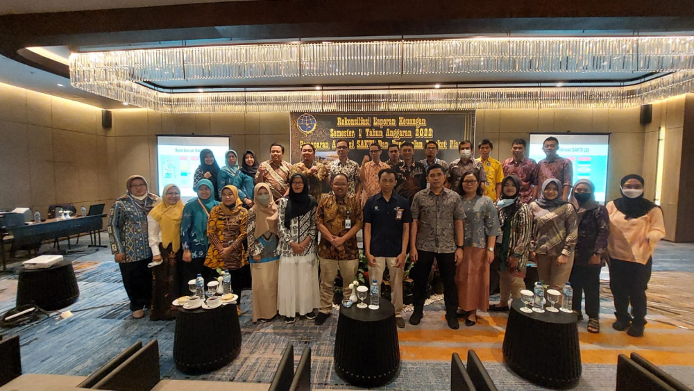 Rekonsiliasi Laporan Keuangan Semester I Tahun Anggaran 2022 Serta Pemaparan Aplikasi SAKTI dan Pengenalan Marketplace