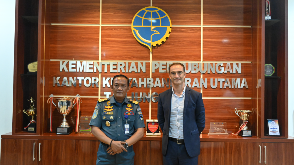 KUNJUNGAN REGIONAL SECURITY OFFICER ASIA PACIFIC CMA CGM