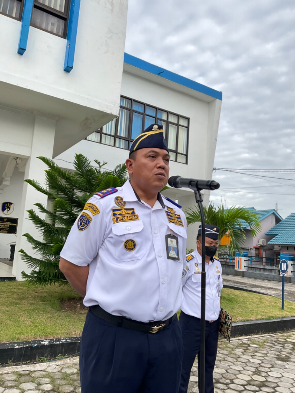 Apel Pagi Kantor Kesyahbandaran dan Otoritas Pelabuhan Kelas III, Senin 18 Juli 2022