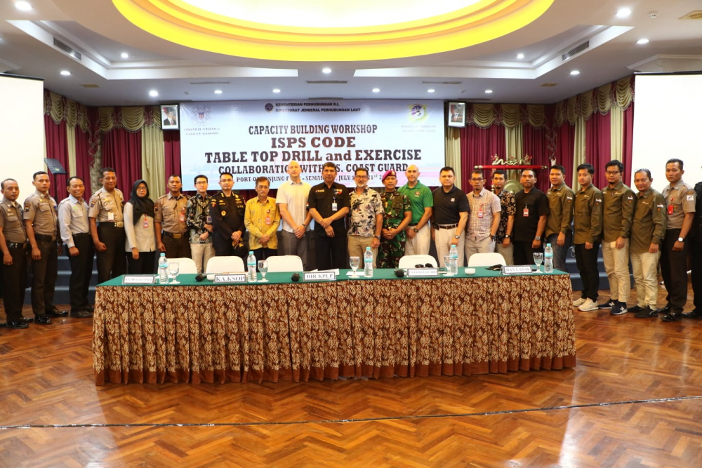 TINGKATKAN KEAMANAN PELABUHAN TANJUNG EMAS, KEMENHUB GELAR WORKSHOP ISPS CODE DI SEMARANG